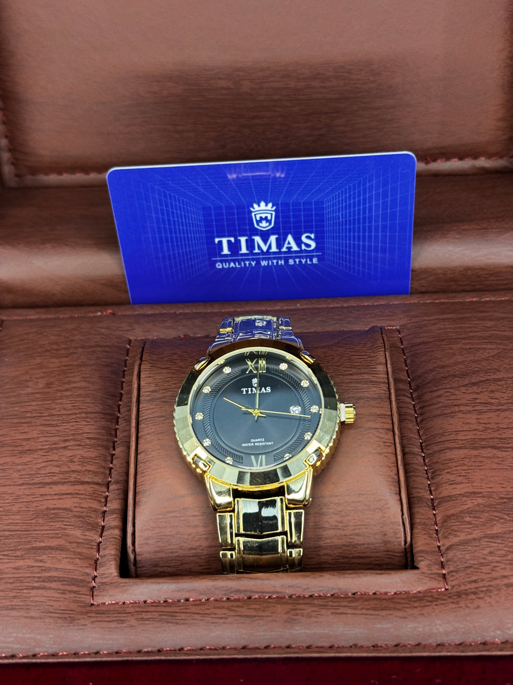 T.M.S Golden watch