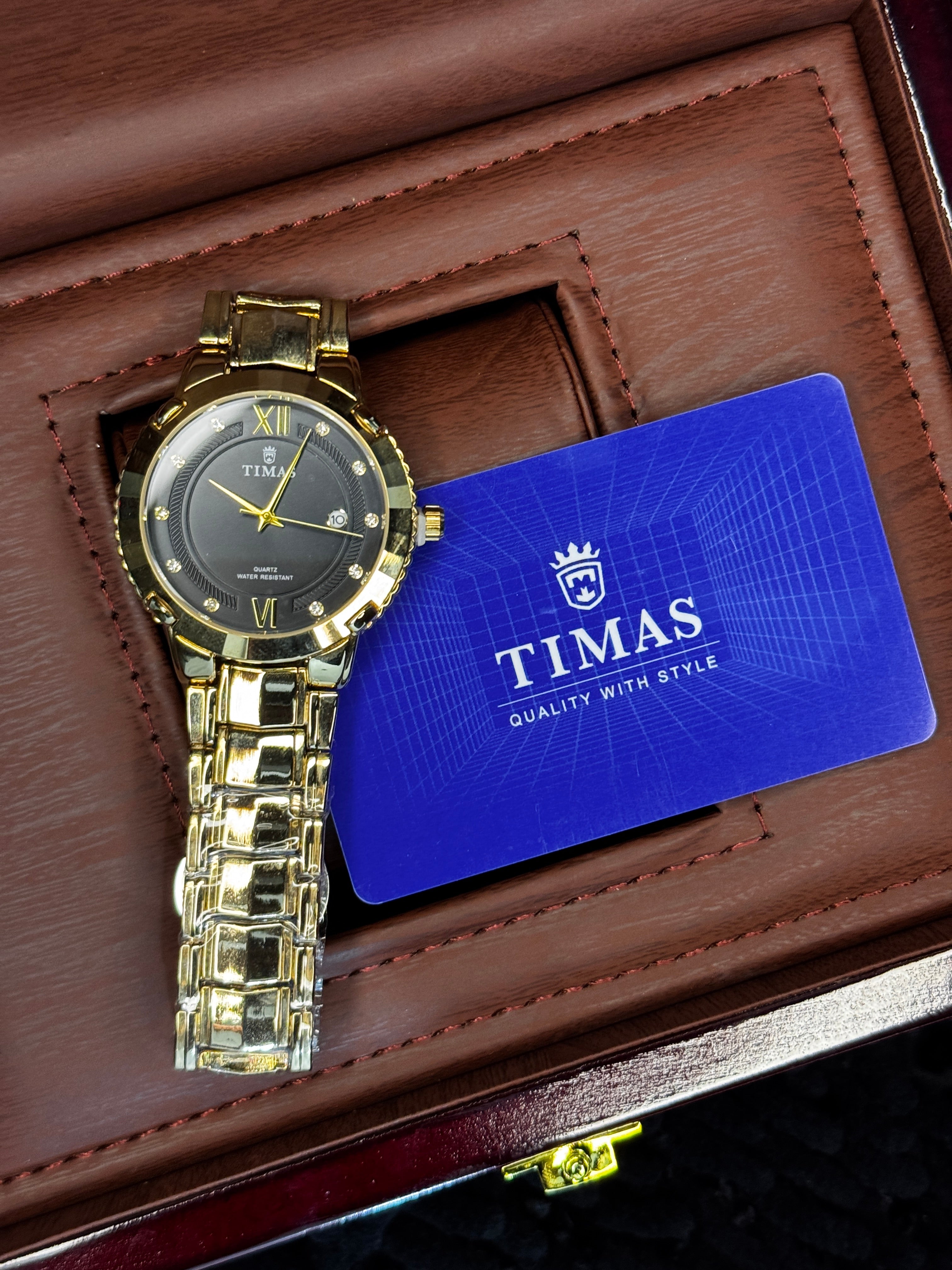 T.M.S Golden watch