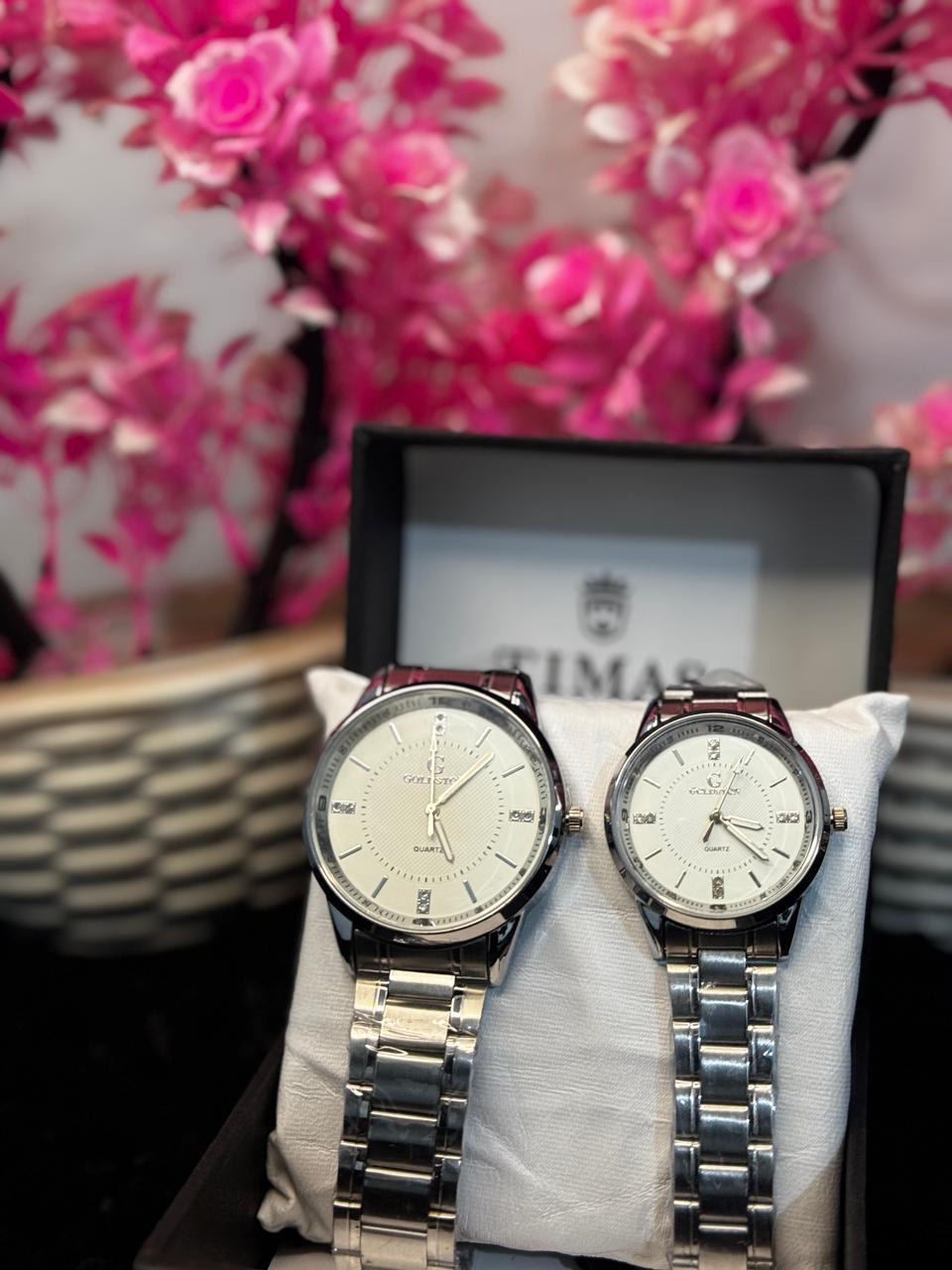 Premium Couple Watch Set