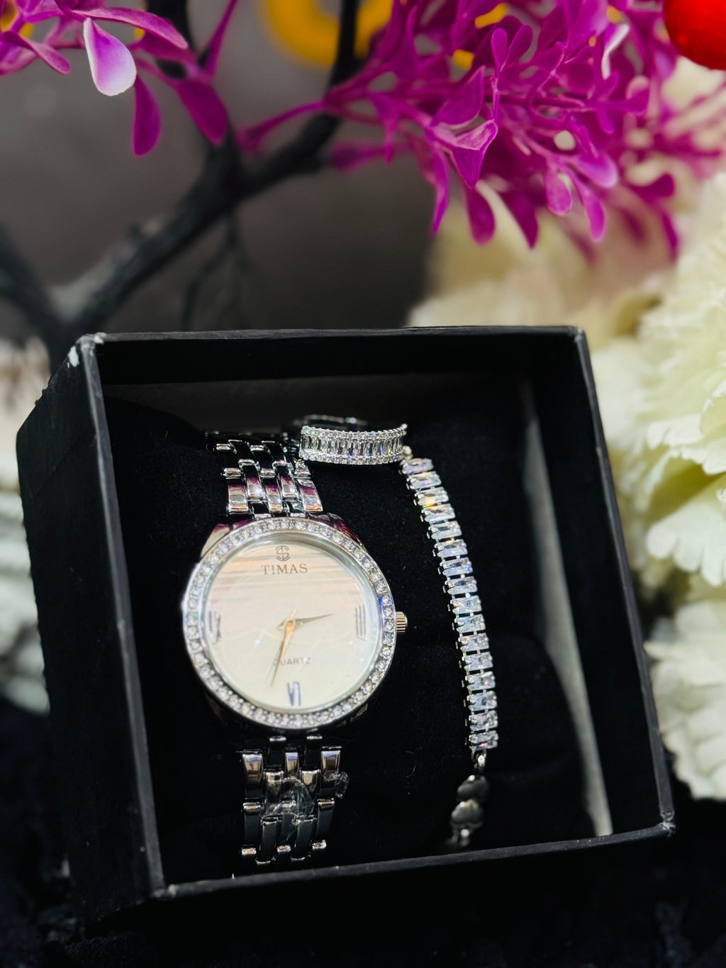 Pack of 3 Watch bracelet & Ring